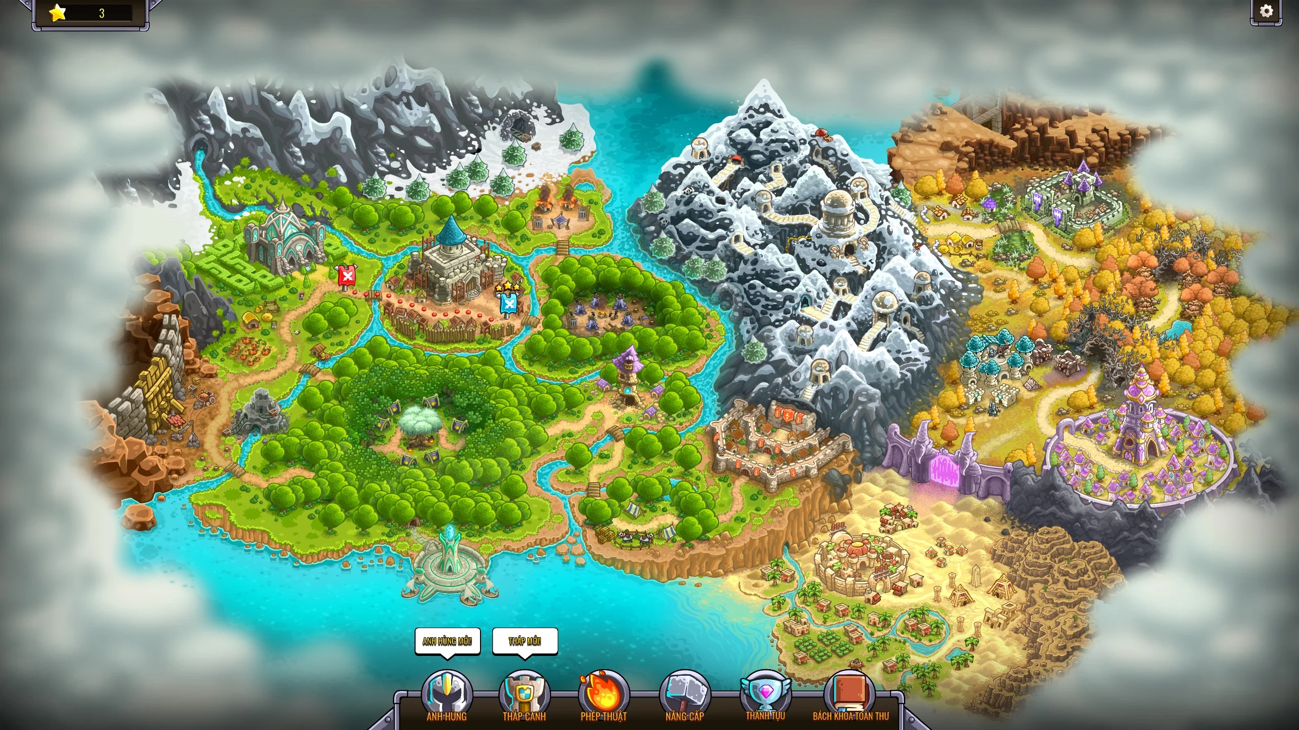 Kingdom Rush 6: Genesis TD Việt Hóa - Ảnh minh họa 4